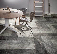 Forbo Flotex Concrete planks 139002 Thunder фото 3 | FLOORDEALER